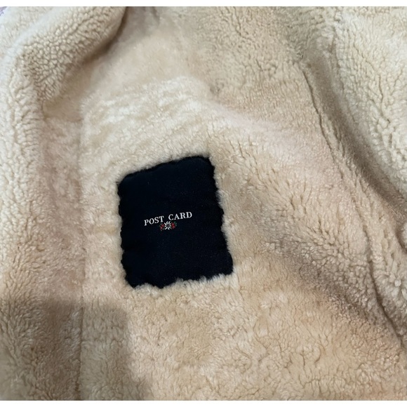 Post Card Authentic Italian Sheepskin Shearling Coat/Jacket Made in Italy. - Picture 6 of 6